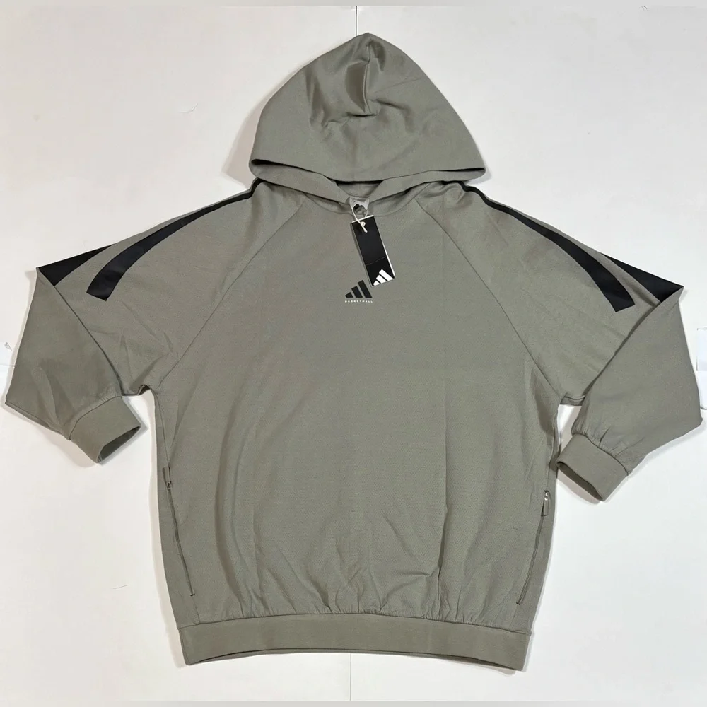 adidas Basketball Spacer Hoodie pullover sweatshirt JC7840 men’s size XL NWT NEW